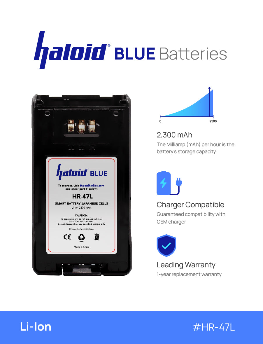 Haloid BLUE HR-47L Lithium Battery 47L for NX200 NX300 TK-5220 TK-5320