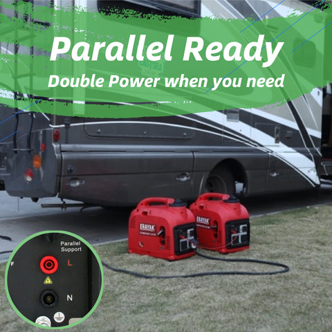 can you parallel two different brand inverter generators?