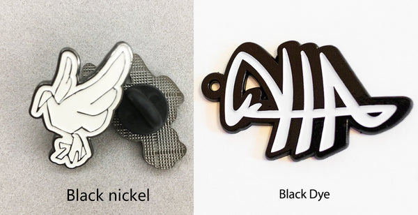 What is the difference between Black Nickel and Painted Black Metal