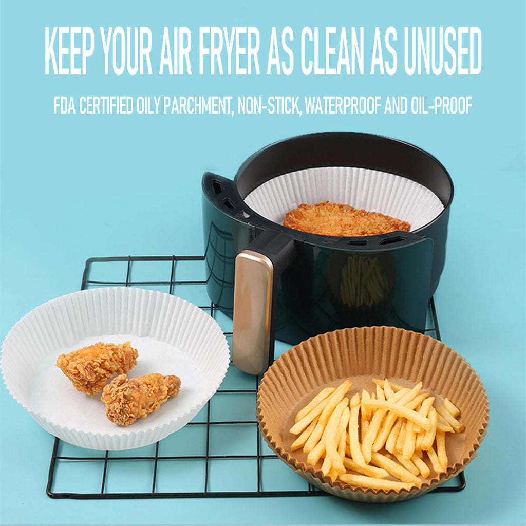6.7 - 7.9 inches Air Fryer Disposable Paper Liners, Square