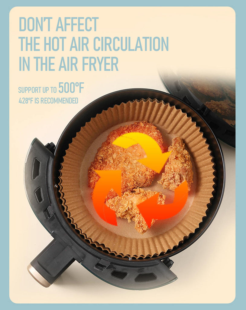 6.3 - 7.9 inches Air Fryer Disposable Paper Liners, Round