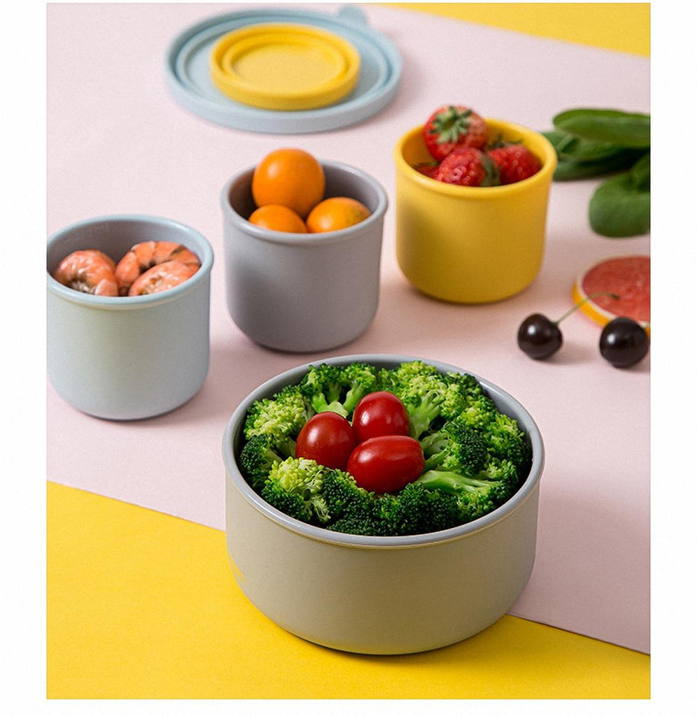 food salad storage container silicone