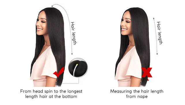 comment mesurer une perruque de cheveux