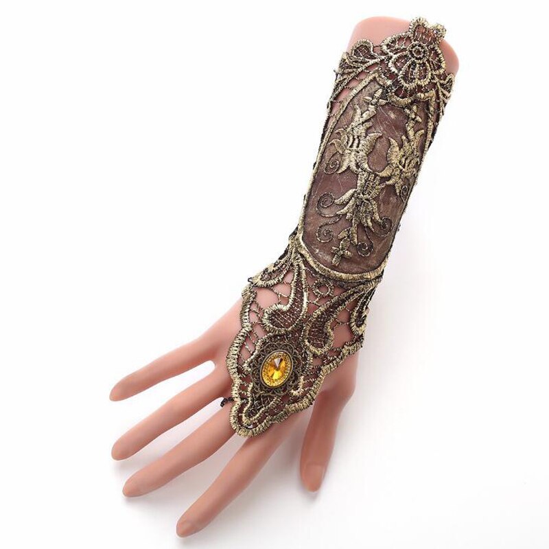 Golden Steampunk Gloves