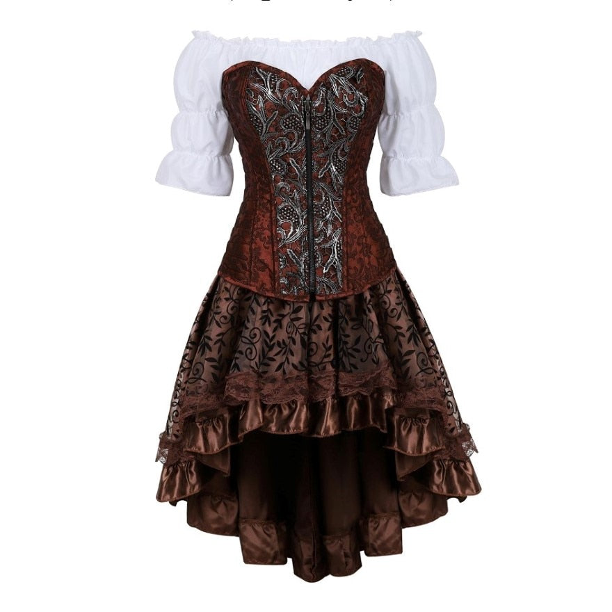 Steampunk Couture Dress