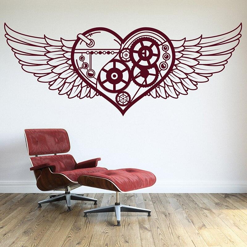 Steampunk Heart Wall Sticker