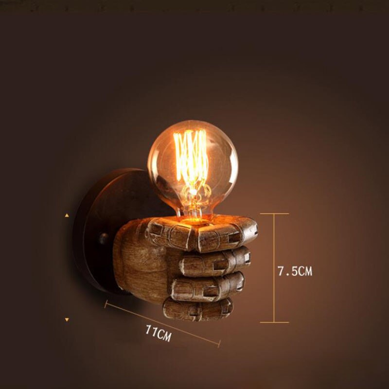 Steampunk Robot Hand Lamp