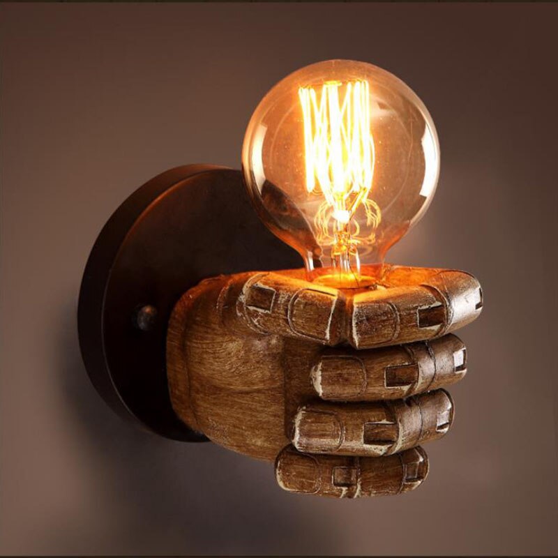 Steampunk Robot Hand Lamp