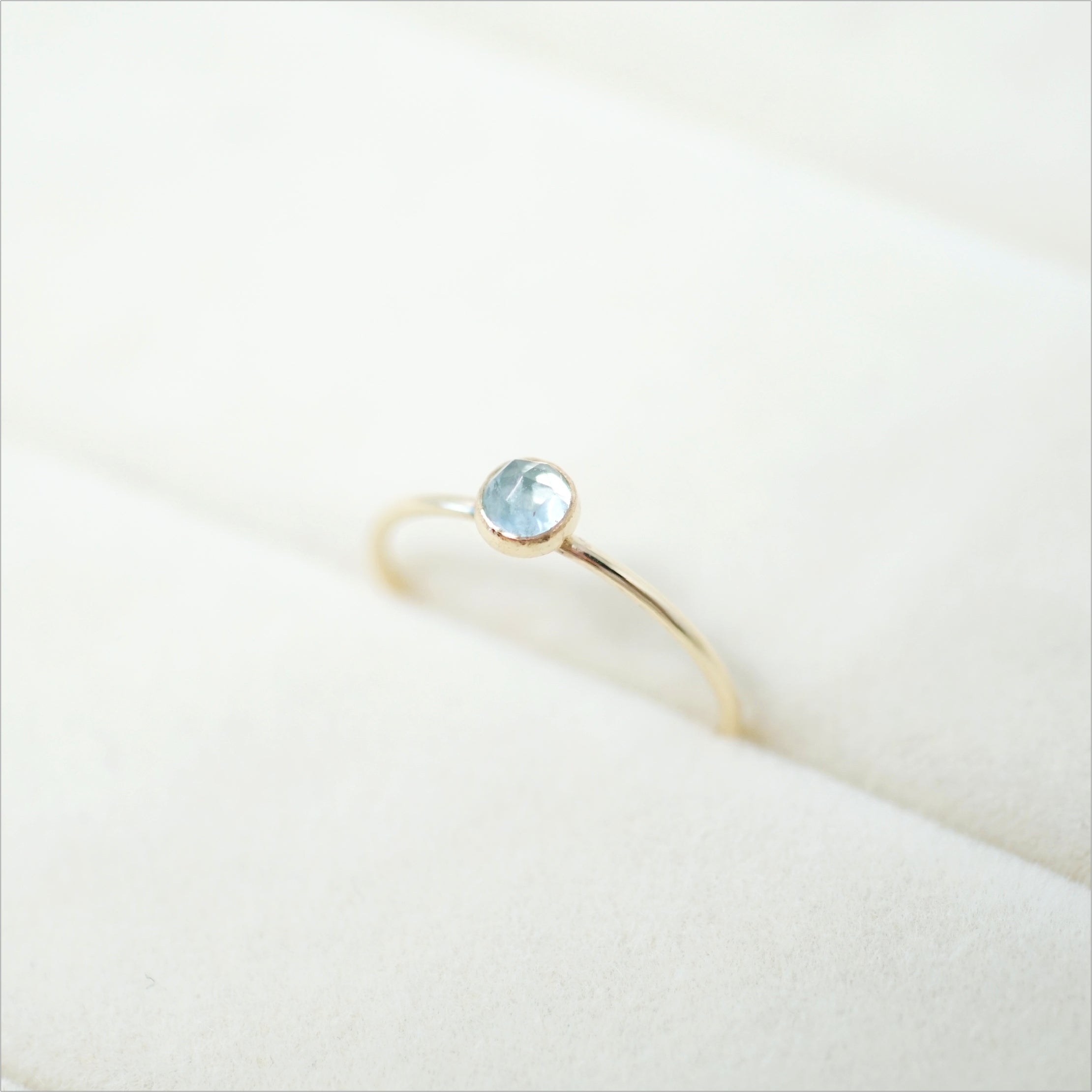 Aquamarine Ring - March Birthstone Ring