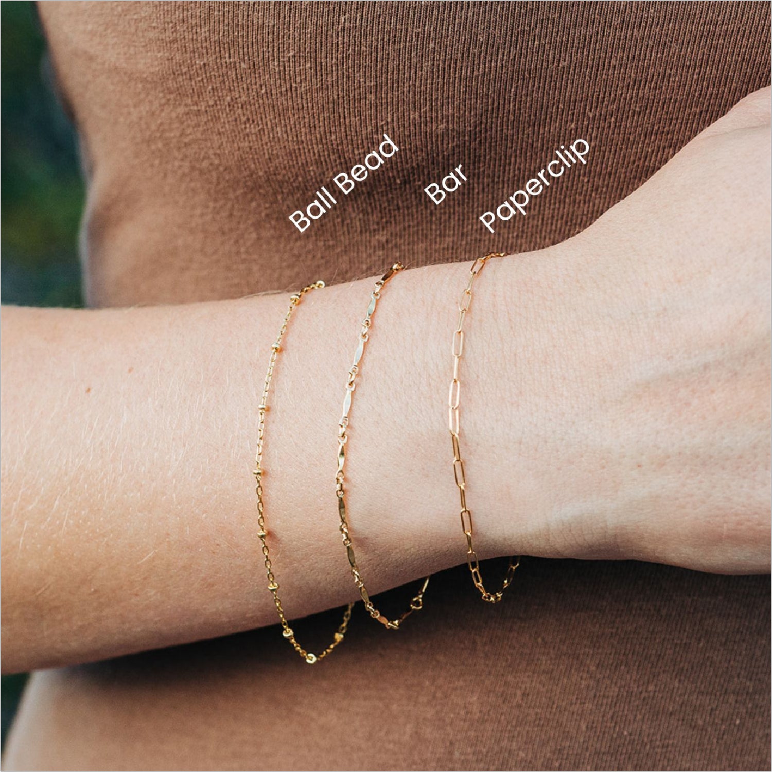 Waterproof Bracelet - Thick Gold Chain Bracelet