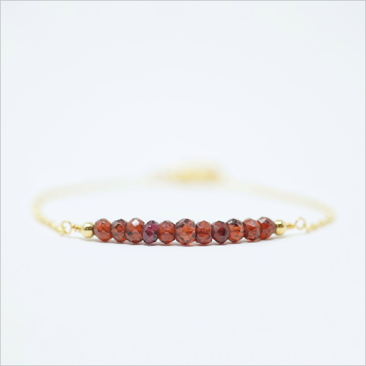 Gemstone Bar Bracelet - Birthstone Bracelet