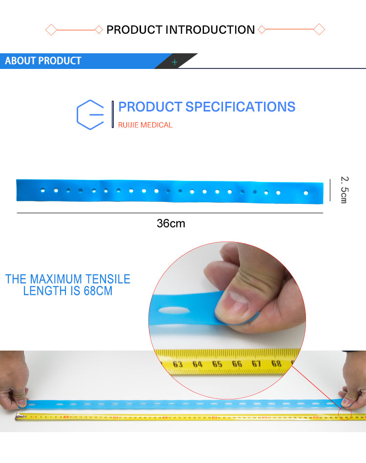 Manufacture Disposable Medical elastic Tourniquet MOQ:10000PCS