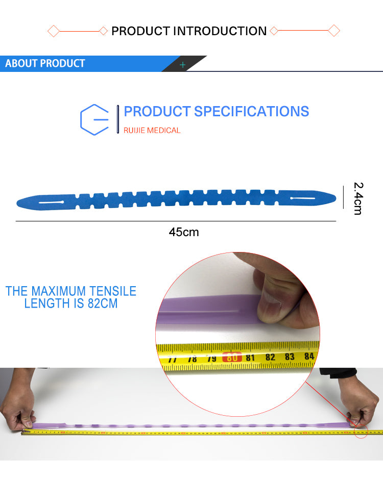 Medical Consumable disposable Fishbone Tourniquet MOQ:10000PCS