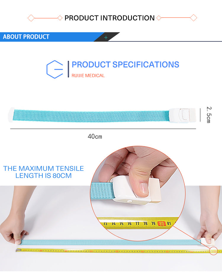 Hot Sale Medical Buckle Tourniquet First Aid Garrot Elastic Band Tourniquet MOQ:100PCS