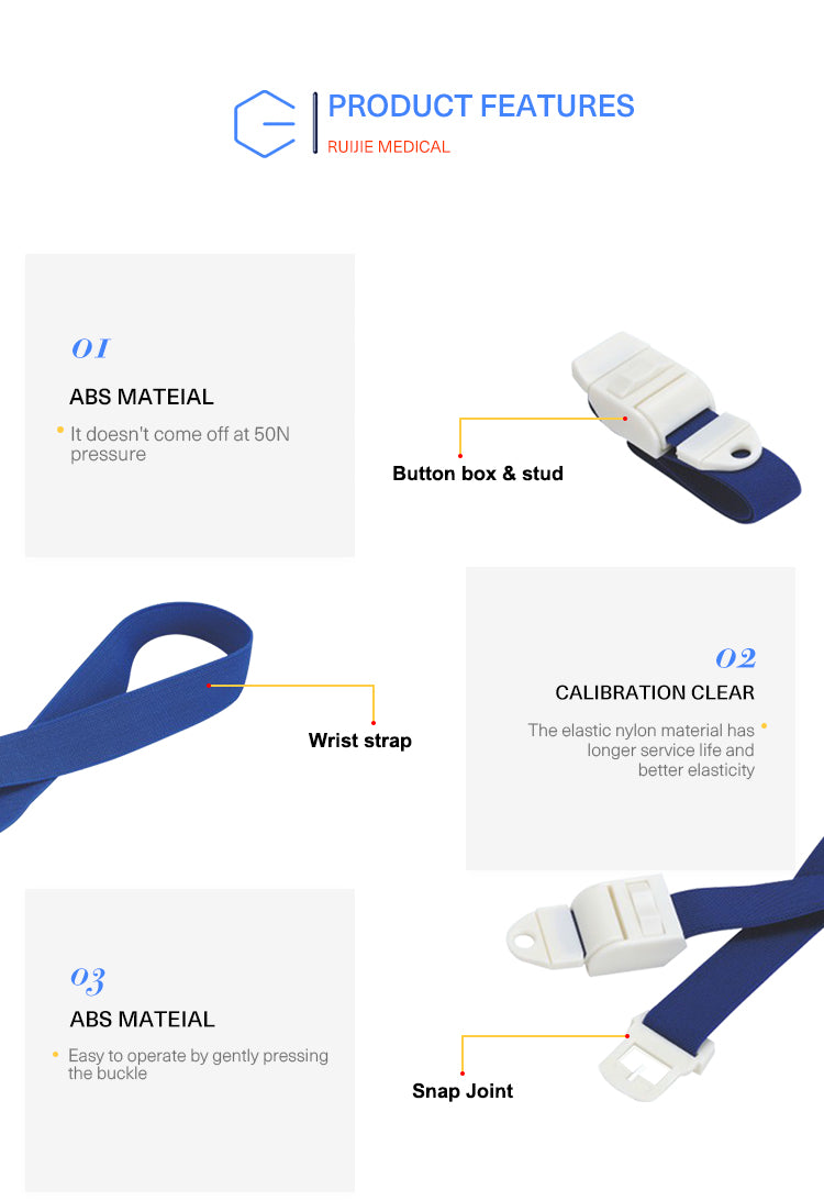 Quick Release Snap Rubber Tourniquet  MOQ:100PCS