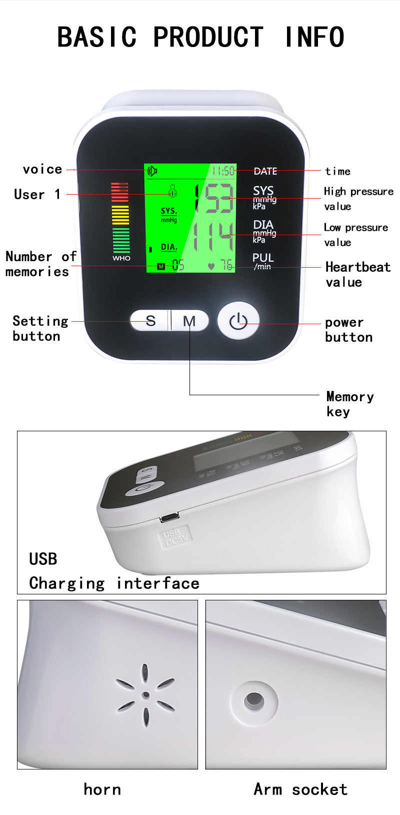 Blood Pressure Meter RAK283
