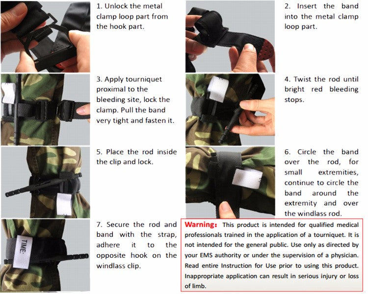 Medical Military First Aid Kit Rescue Paramedics Emergency Tactical Tourniquet MOQ:2PCS
