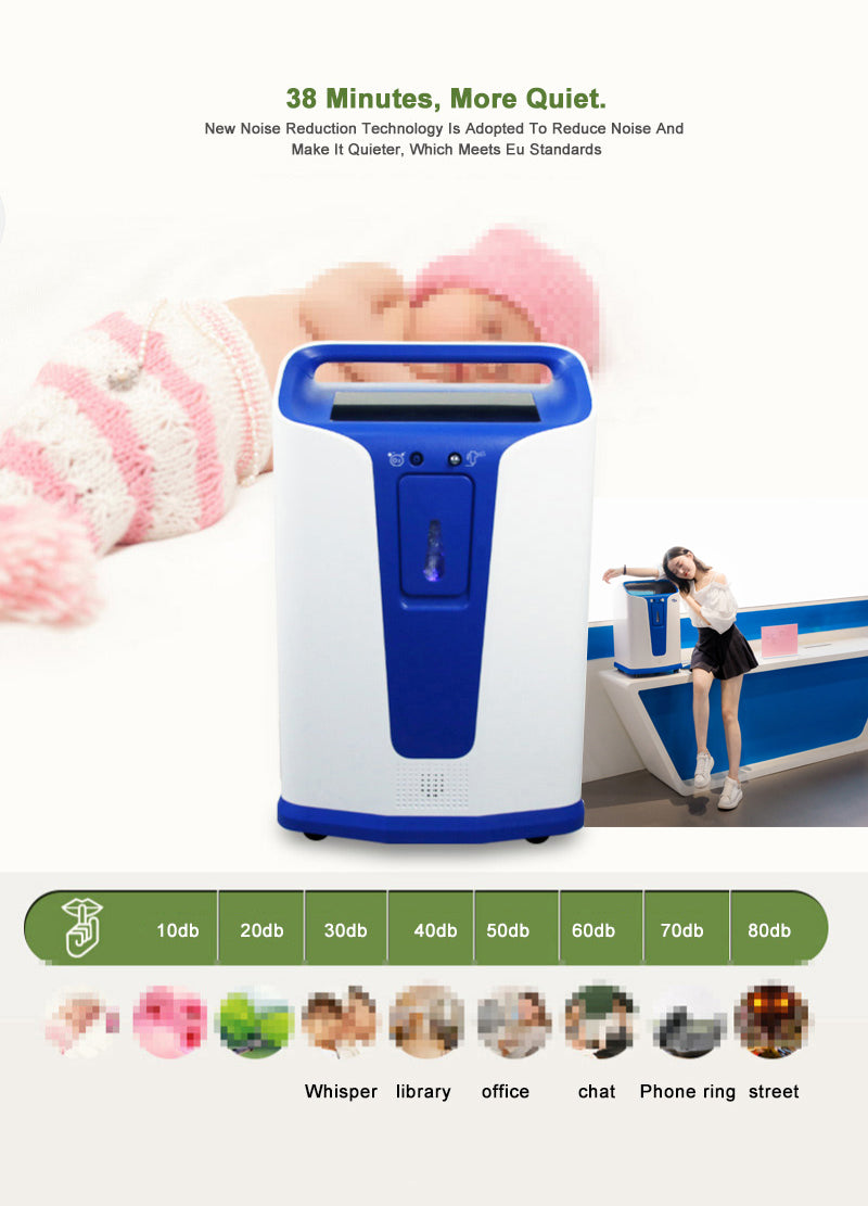 CE 96% High Purity 5L 10L Portable Oxygen Concentrator MOQ:1PCS