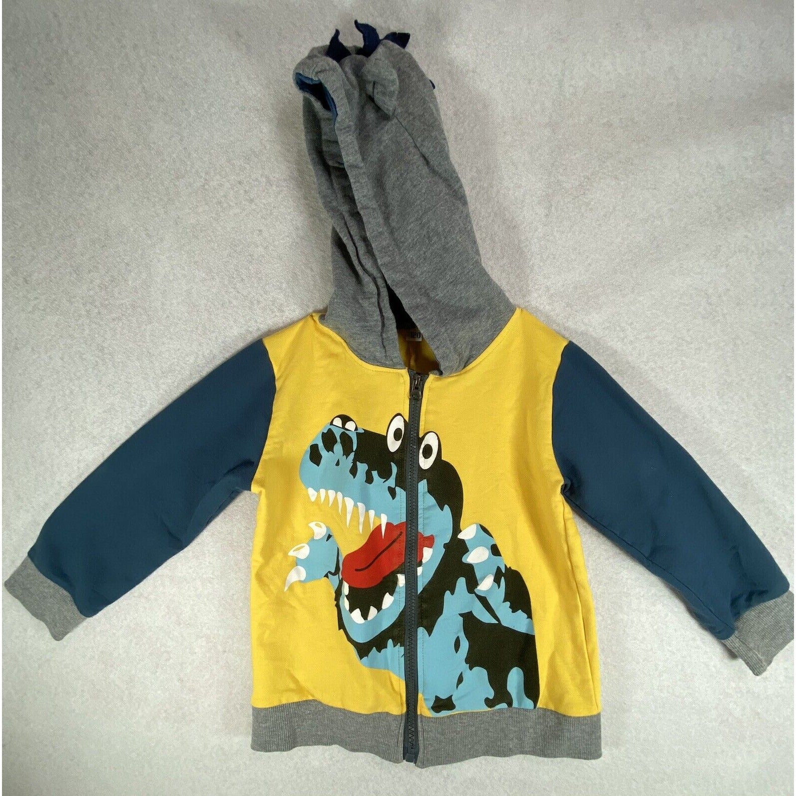 Little Hand - Boys Dinosaur Zip up Hoodie Jacket or sweatshirt - boys size 4T