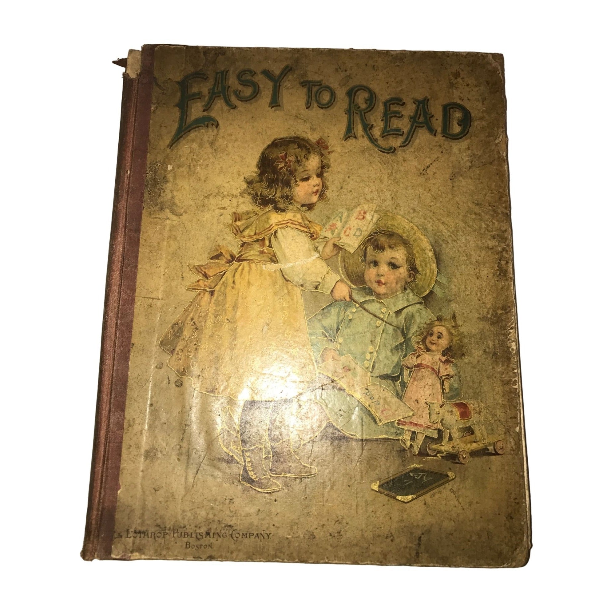 Antique Book - 1881 - Easy To Read - by lothrop publishing - spots and aging