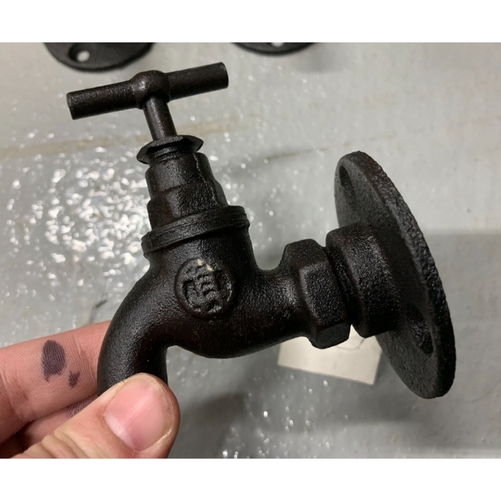 Vintage Metal Faucet Spigot Valve Decor New with Tags