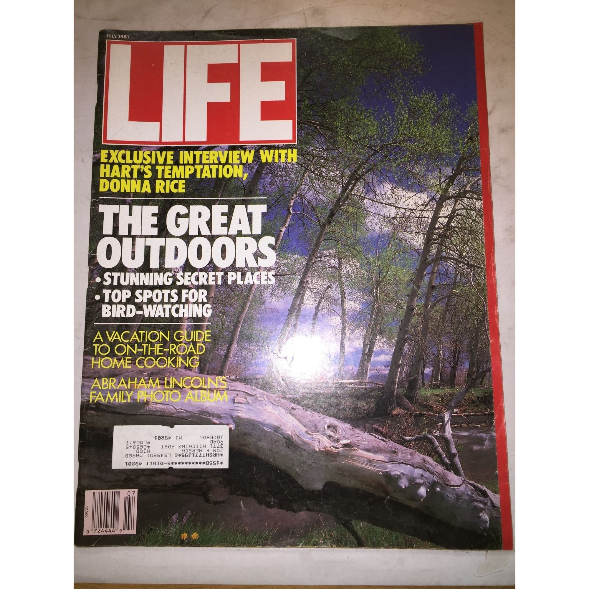 Vintage July 1987 LIFE Magazine - The Great Outdoors