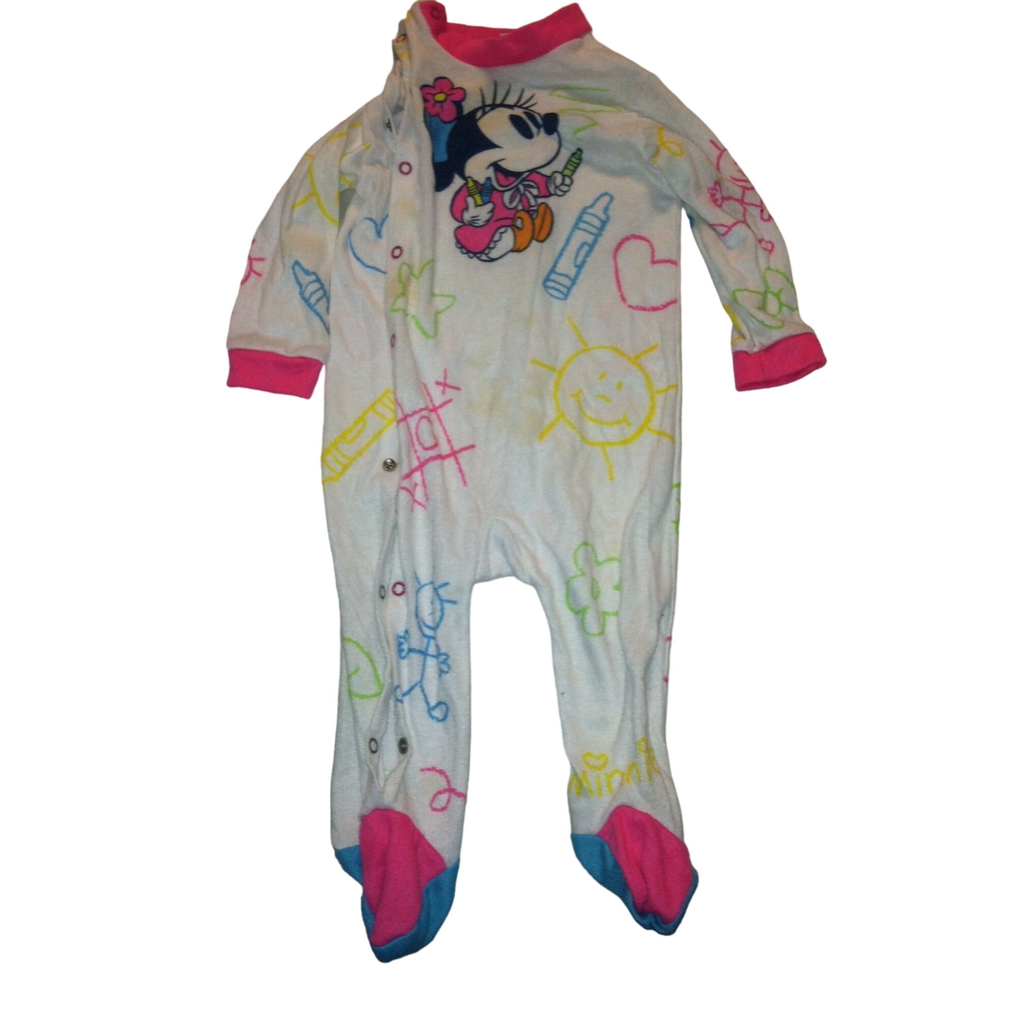 Baby Mickey & Co. Mickey Mouse Baby Sleeper Onesie (20.5-24lbs XL)