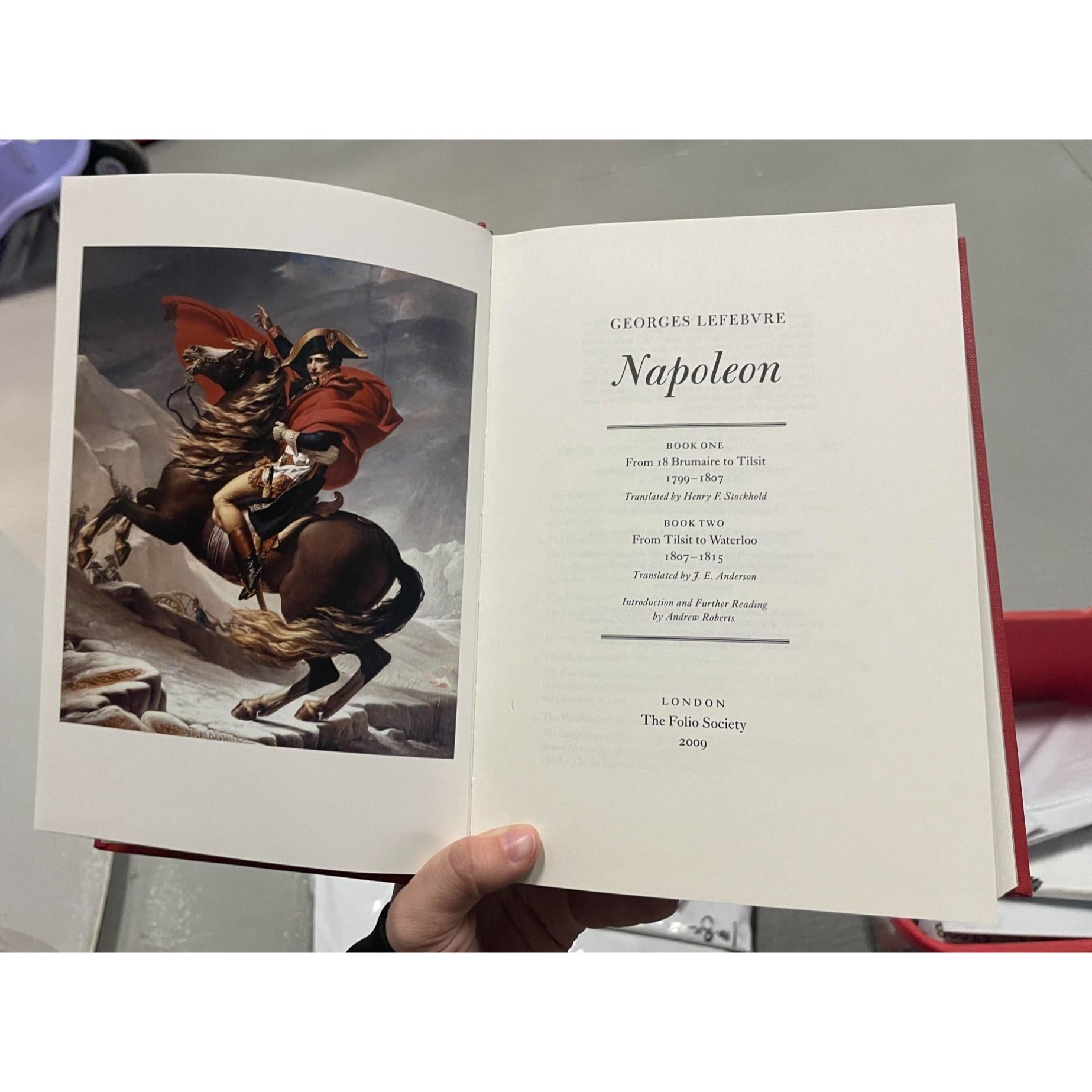 Napoleon Georges Lefebvre FOLIO SOCIETY Hardback Book
