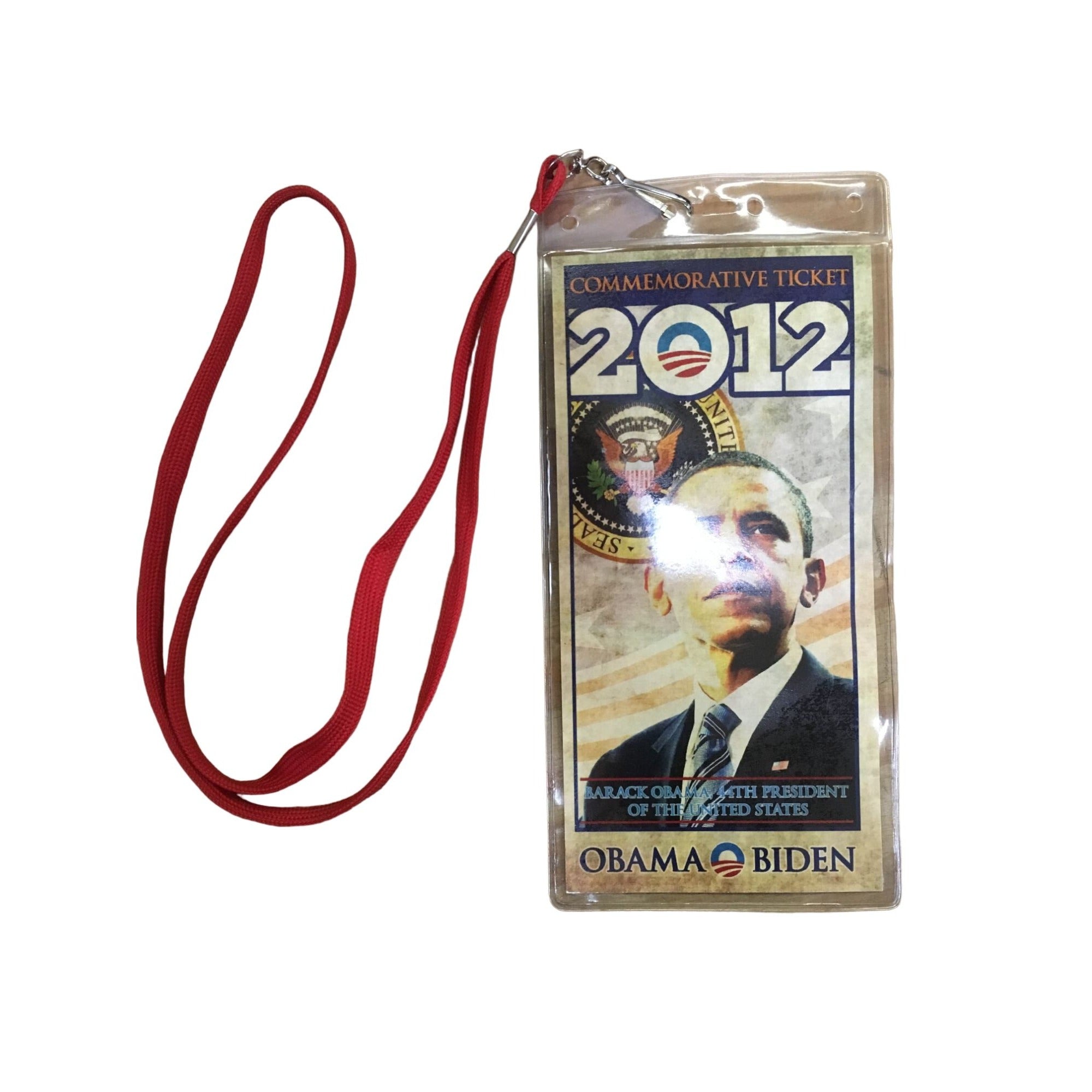 Barack Obama 44th President of the U.S.- 2012 Commemorative Ticket