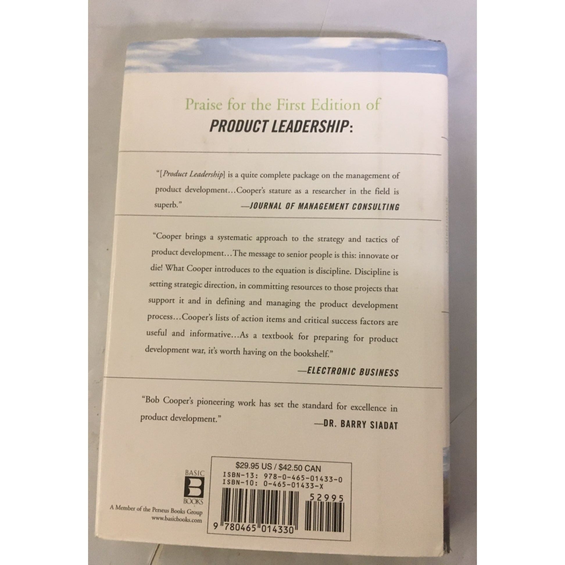 Product Leadership: Pathways to Profitable Innovation by Robert G. Cooper