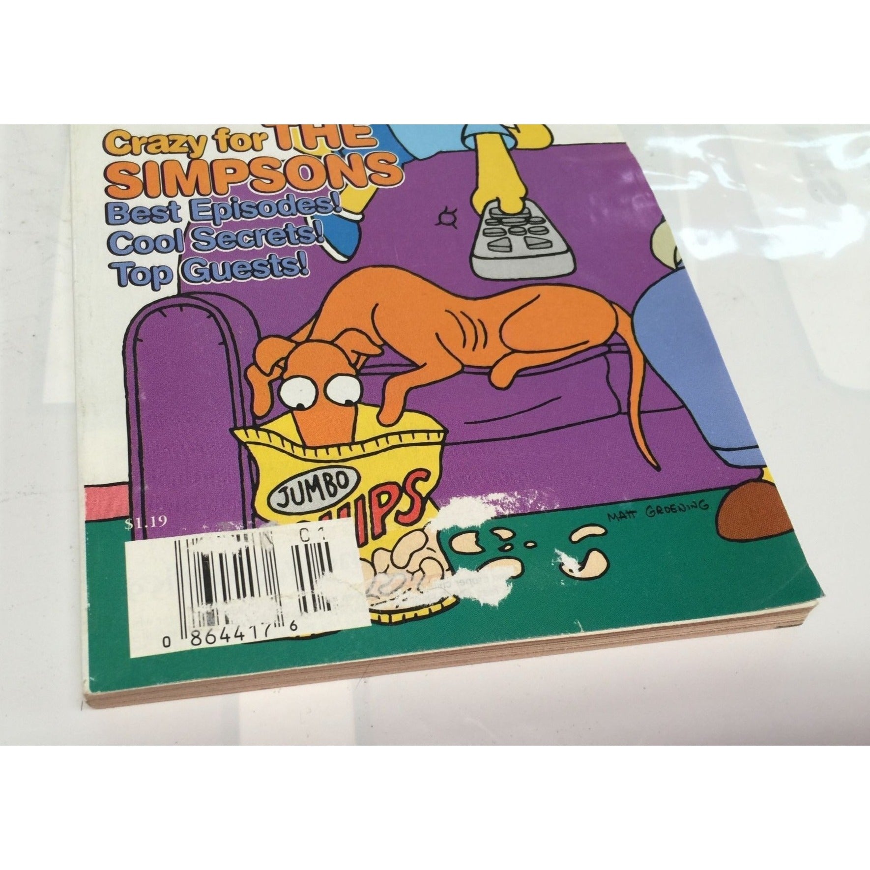 Vintage TV Guide Crazy for The Simpsons Jan 3-9, 1998 Book