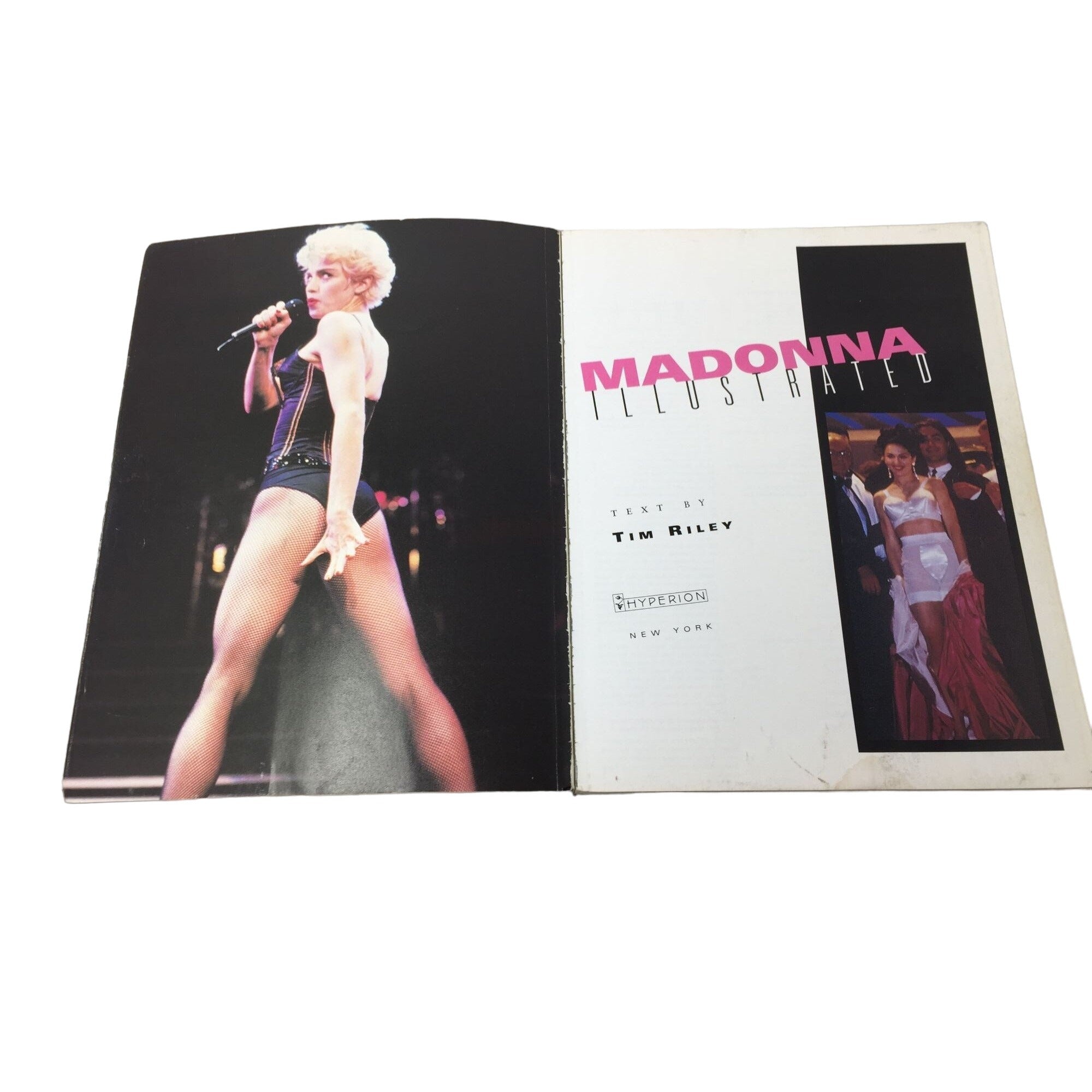 Vintage 1992- Madonna Illustrated Paperback Book By Tim Riley
