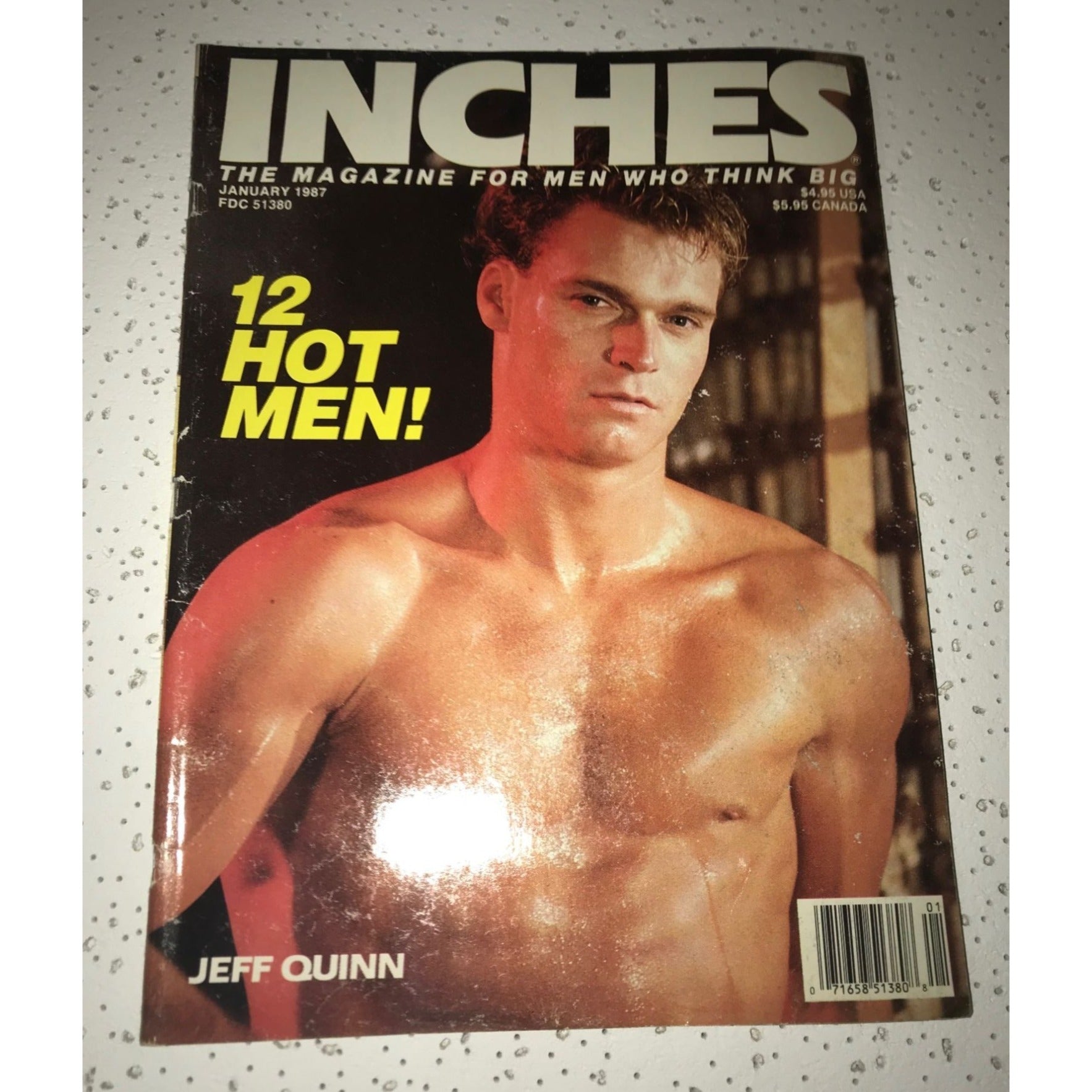 Vintage Inches Magazine Jan 1987- The Magazine For Men Who Think Big