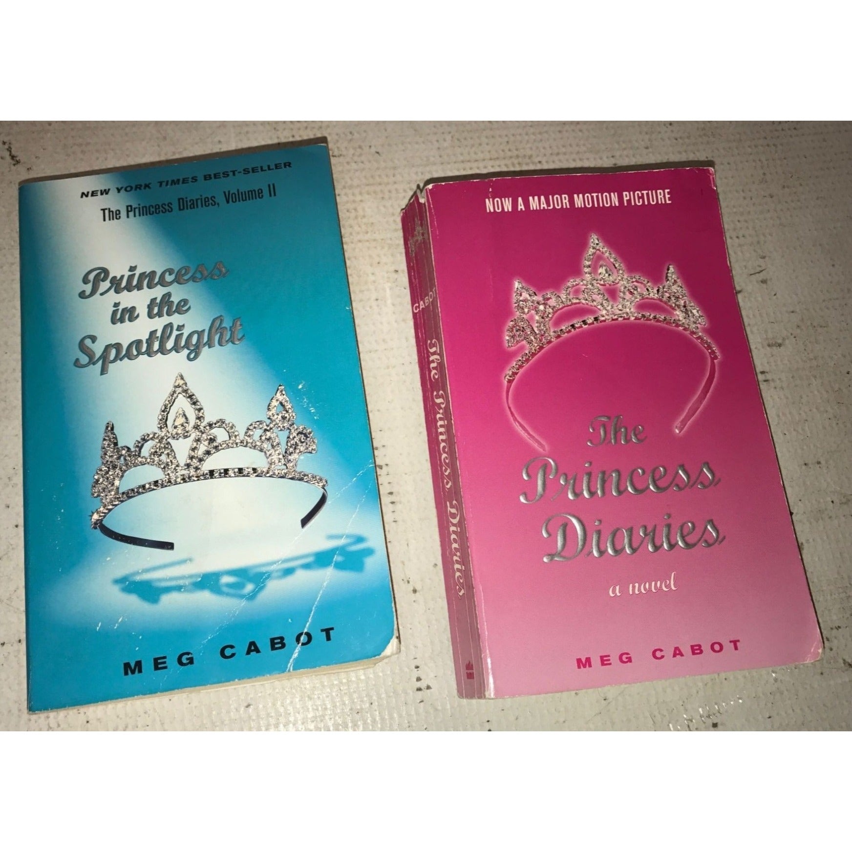 Princess In the Spotlight/The Princess Diaries Set of 2 books by Meg Cabot