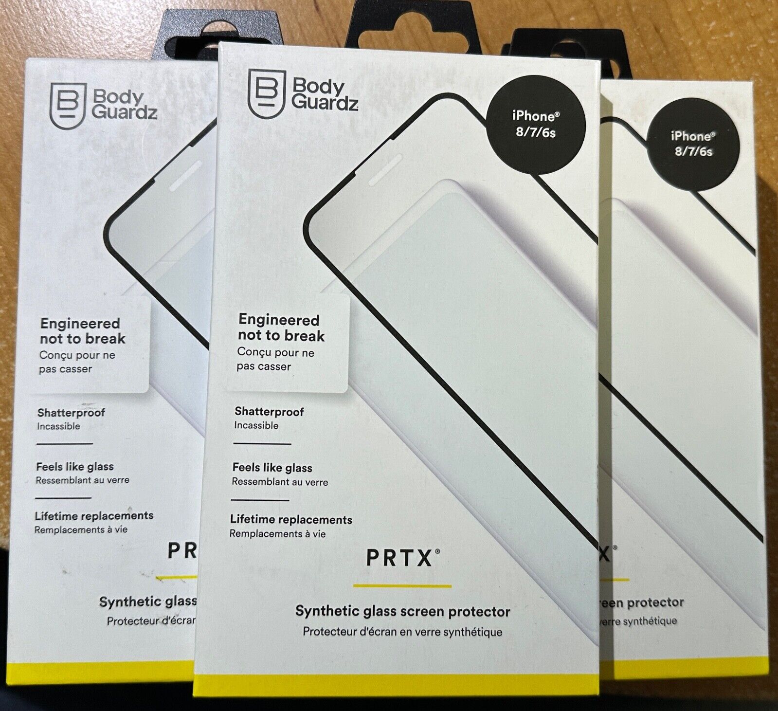 BodyGuardz PRTX Synthetic Glass Screen Protector for iPhone 8 / 7 4.7