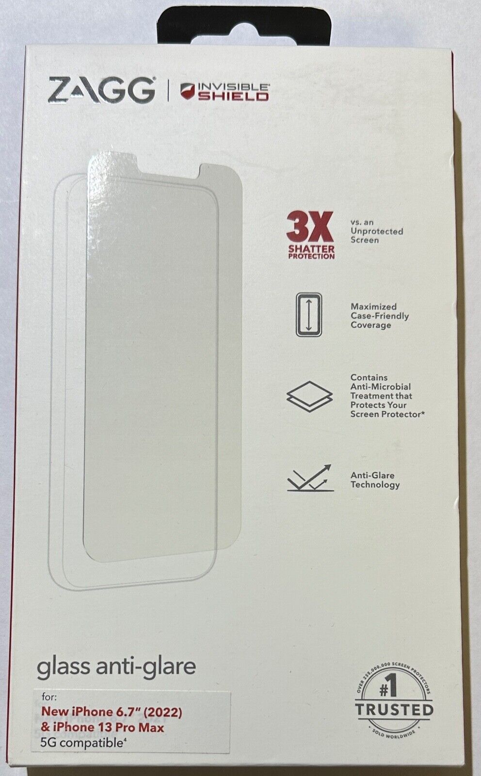 ZAGG Glass Anti-Glare Screen Protector for Apple iPhone 14 PLUS (6.7