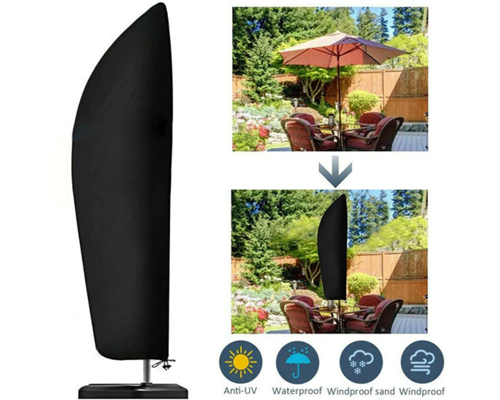 Use a Banana Umbrella Cover to Protect the Parasol