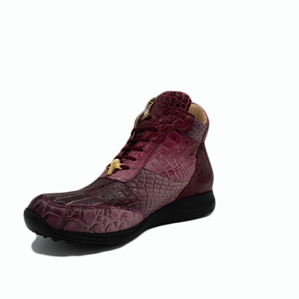 Mauri 8510 FC Multi Color Burgundy Fade Hi Top Sneaker