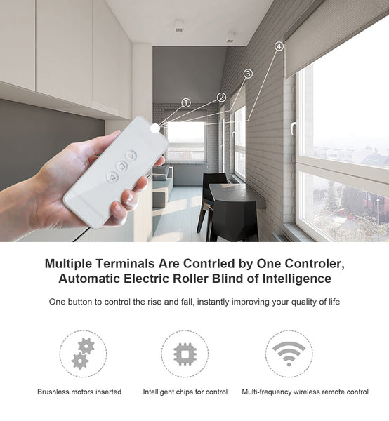 smart motorized blinds multiple control function