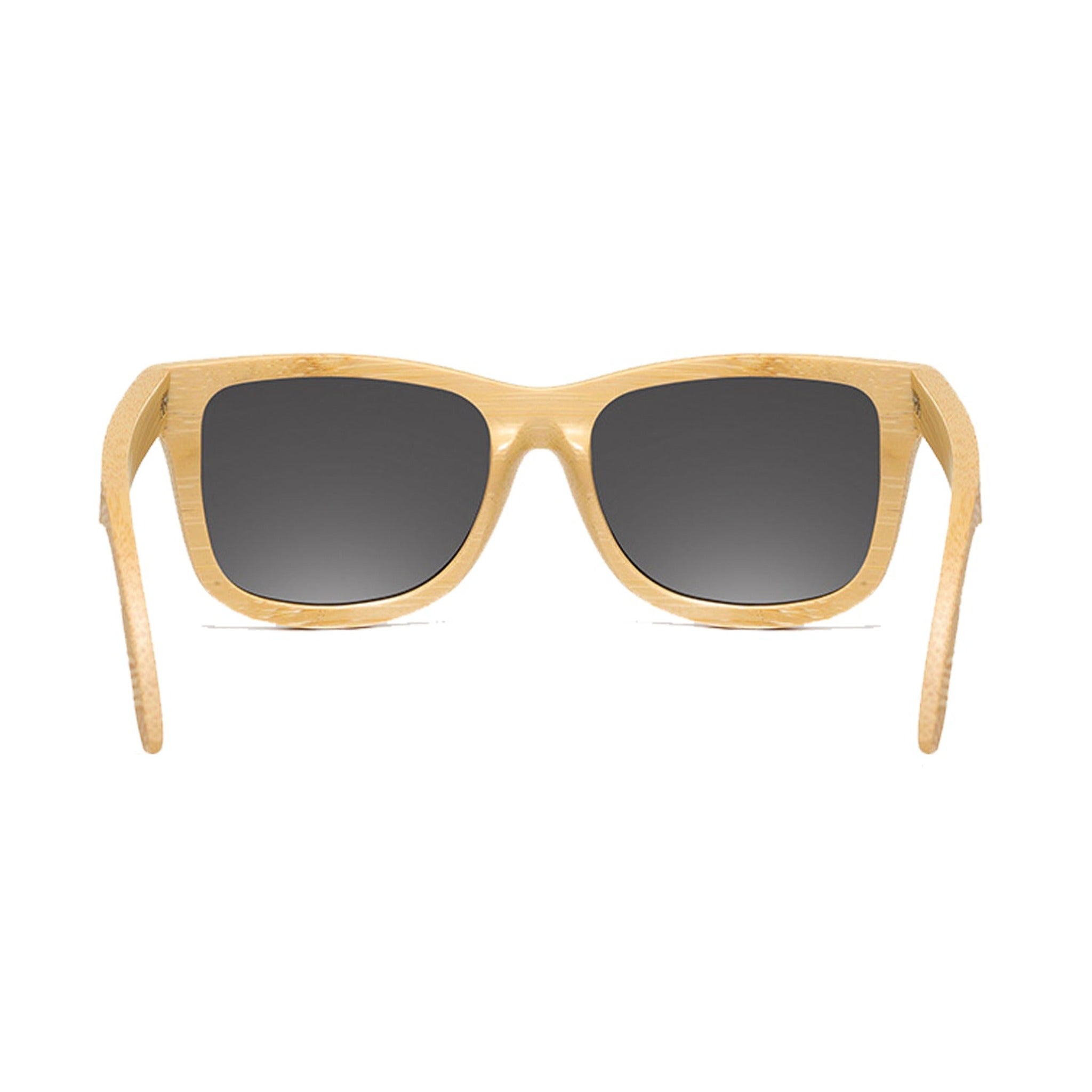 Bali-Black Lens Bamboo Sunglasses