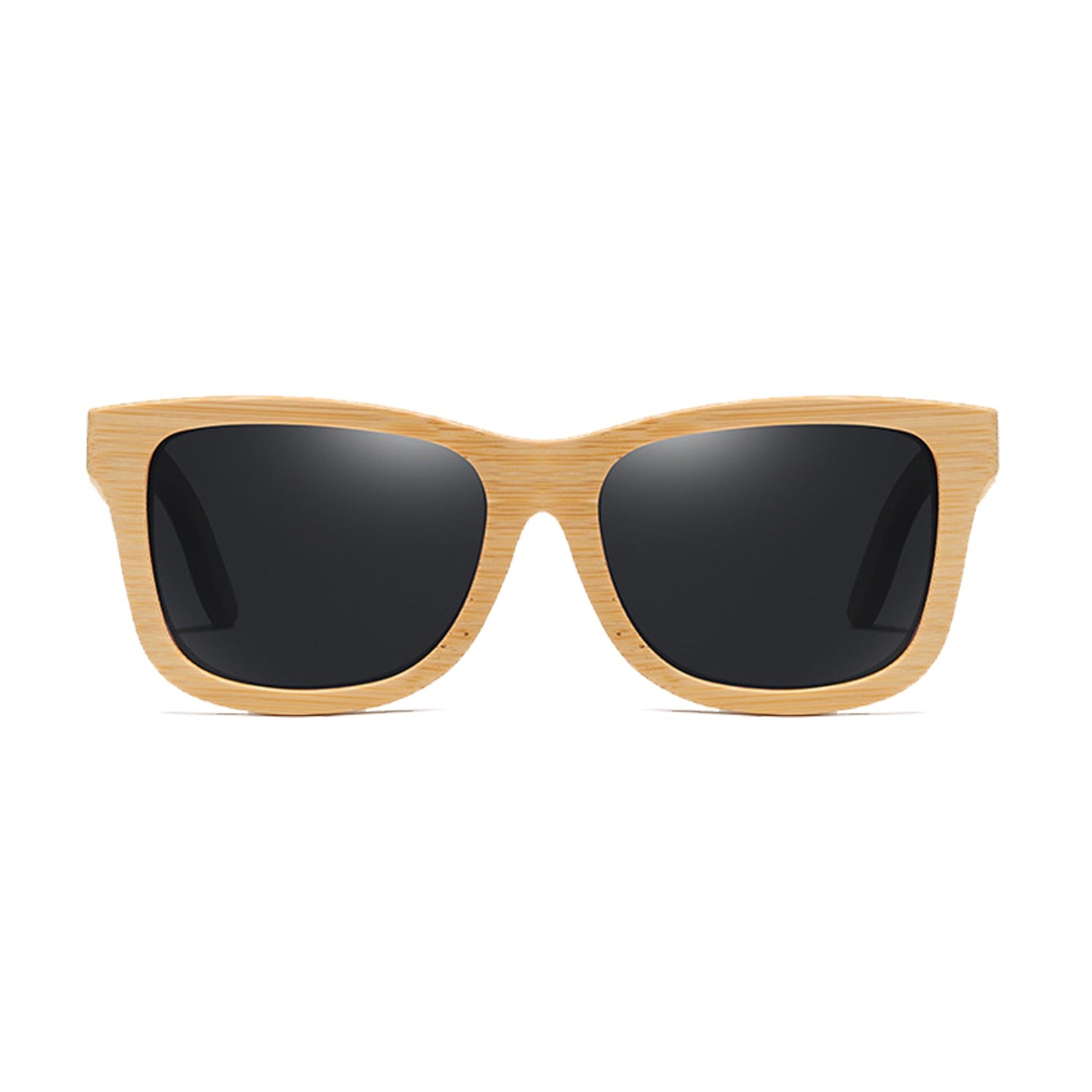 Bali-Black Lens Bamboo Sunglasses