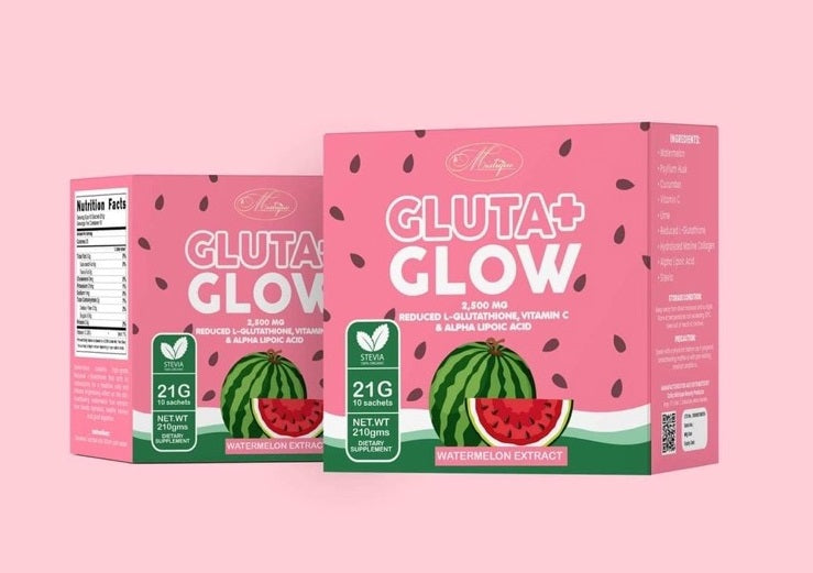  Mistique Gluta + Glow Watermelon Flavor 10 sachets x 21 grams 