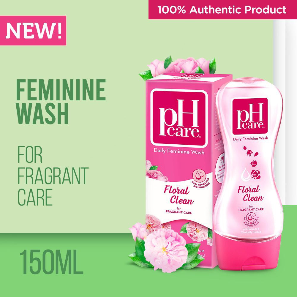  pHCare Daily Feminine Wash Floral Clean | 150mL 