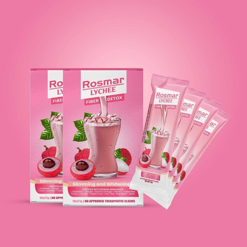  Rosmar Lychee Fiber Detox | 10 packs x 20g 