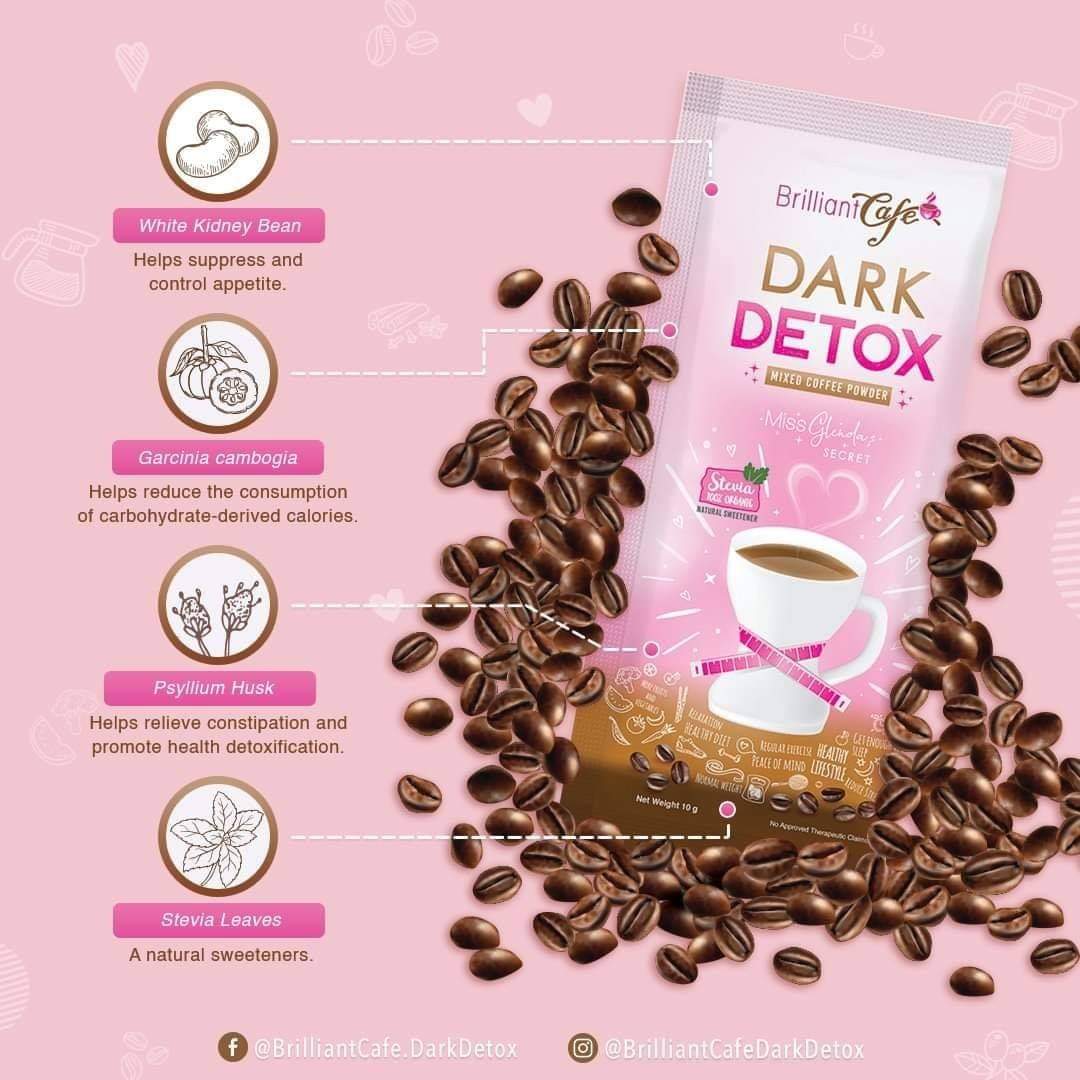  Brilliant Café Dark Detox Mixed Coffee Powder 