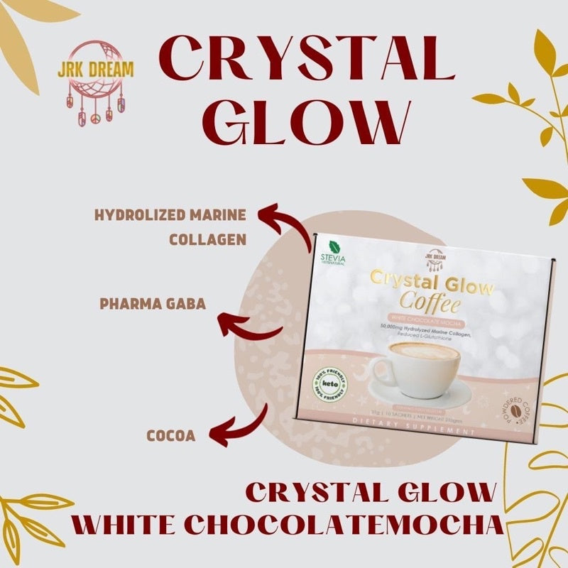  JRK Dream Crystal Glow Coffee White Chocolate Mocha | 10 sachets 