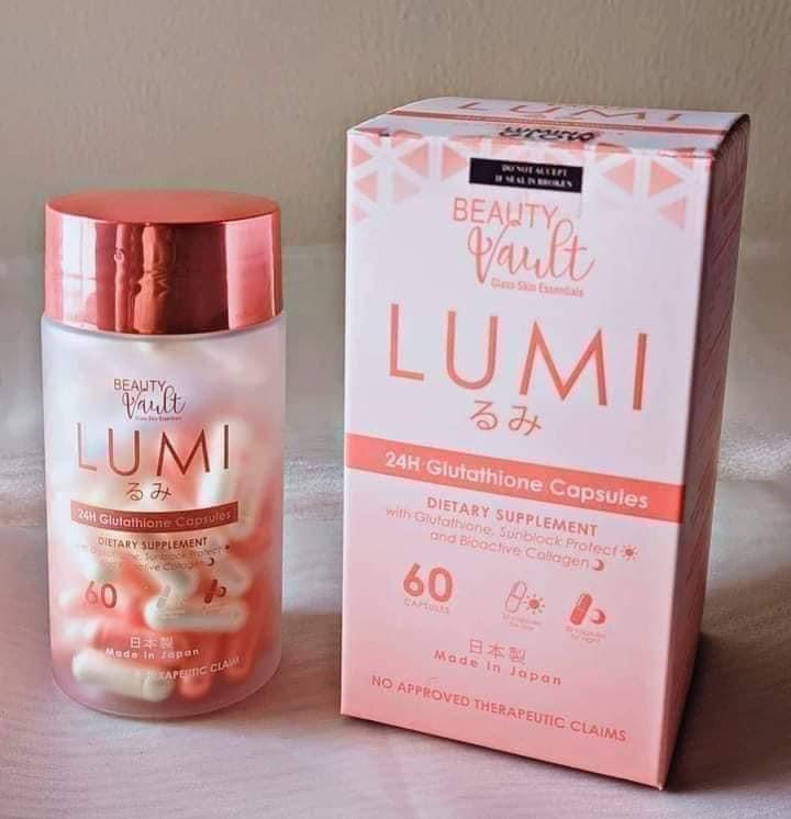  Beauty Vault Glass Skin Essentials Lumi Glutathione Capsules | 60 Capsules 