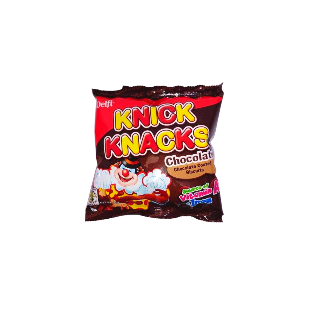  Delfi Knick Knacks Chocolate Coated Biscuits 21g 