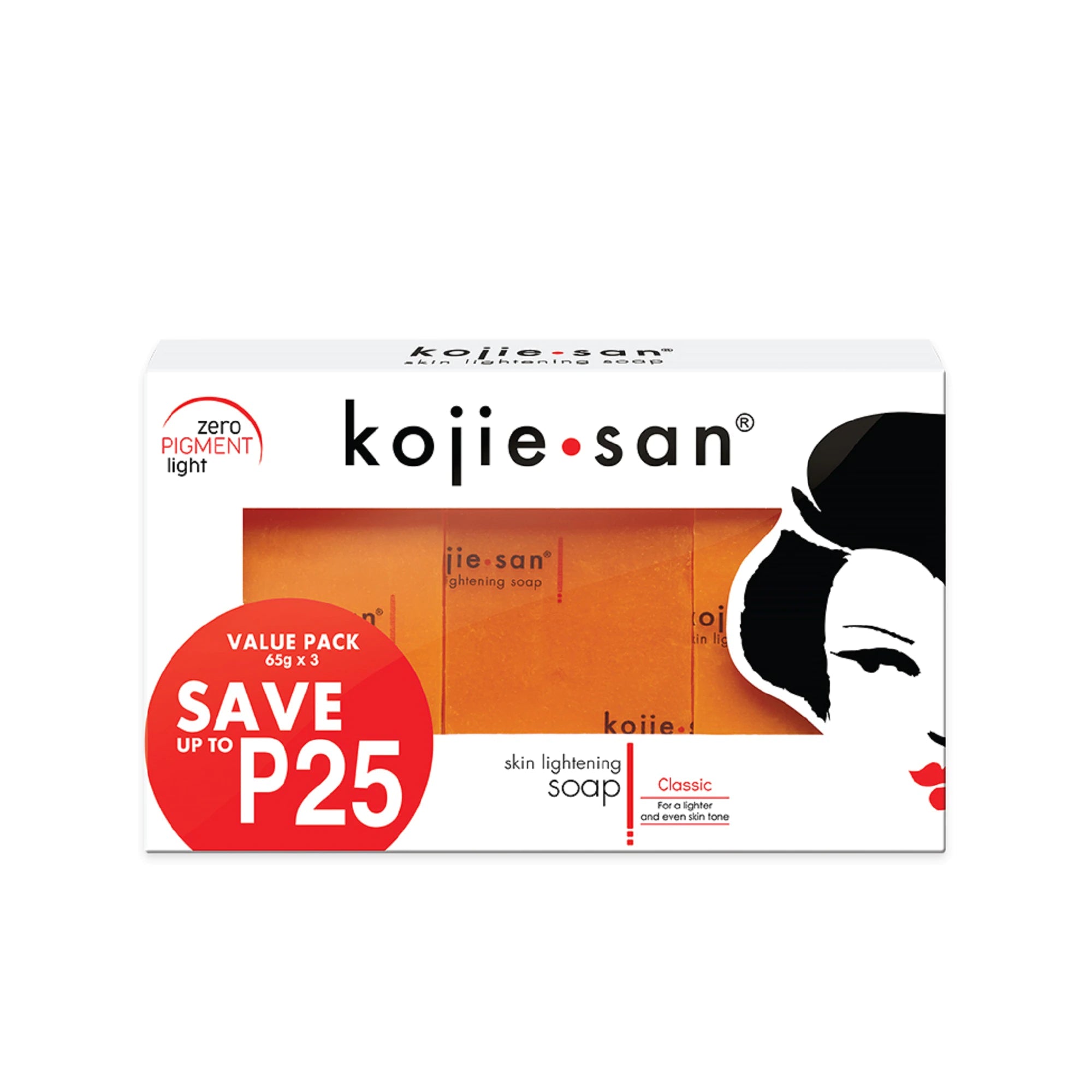  Kojie San Skin Lightening Soap | 3 pcs x 65g 