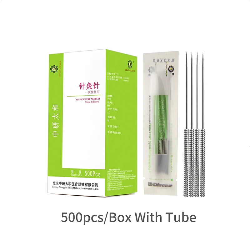1000pcs Needle Acupuncture Needles with Tubes I Available in 13 Different Sizes